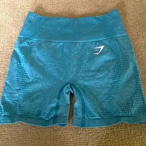 Blue gym shark shorts